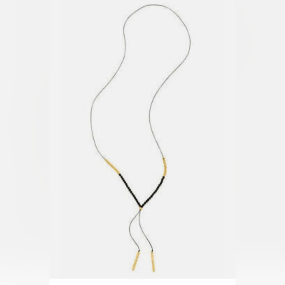 Gorjana Onyx Power Bead Necklace